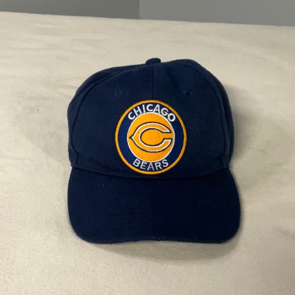 Vintage Chicago Bears dark blue Velcro strap adjustable hat